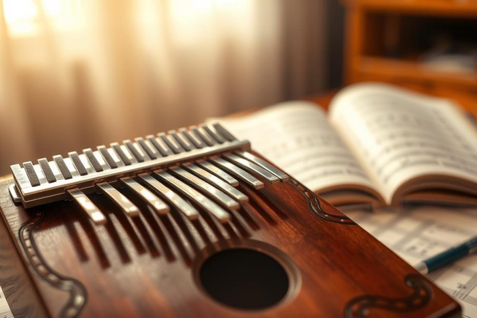 Kalimba de luna Boney M : tab kalimba 17 lames